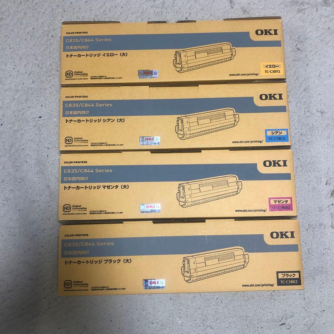 OKI 純正トナーカートリッジ （大）４色セット TC-C3B No.2 Amazon.co.jp: OKI 用 TC-C3B2 再生トナーカートリッジ 4色セット 大