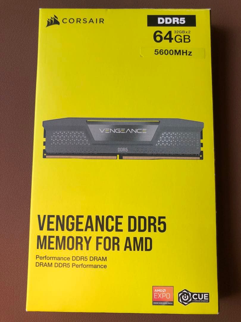 メモリー CORSAIR VENGEANCE DDR5 64GB 5600MHz AMD 51YgnMva5XL._AC_UF350,
