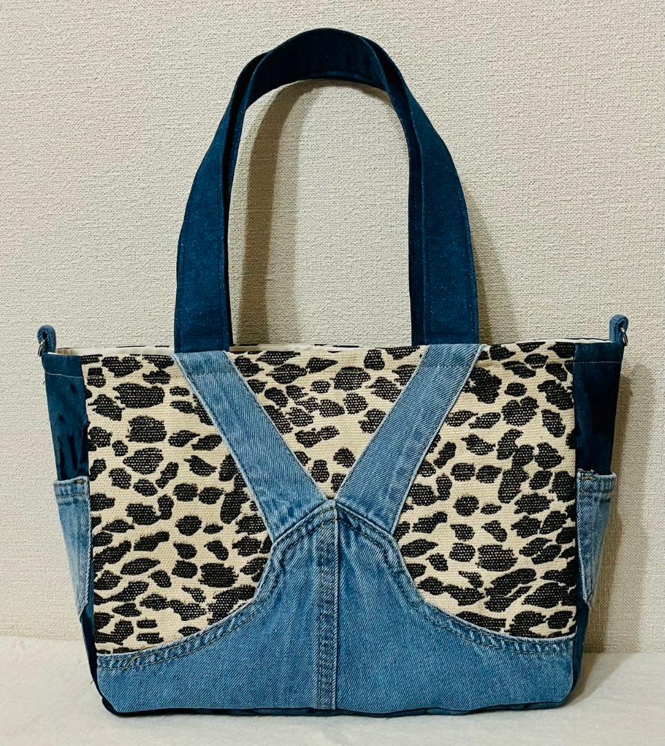 t*い様 コヤンイサムチョン トートバッグ マロン デニム t*い様 コヤン