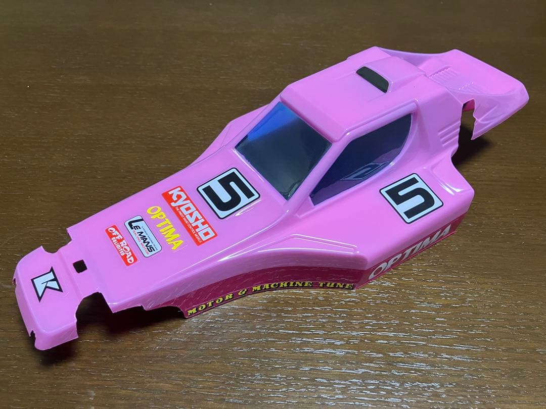 京商 オプティマ 塗装済ボディ③ 新品 】京商 ターボオプティマミッド風 ボディ・ウイング 2点セット