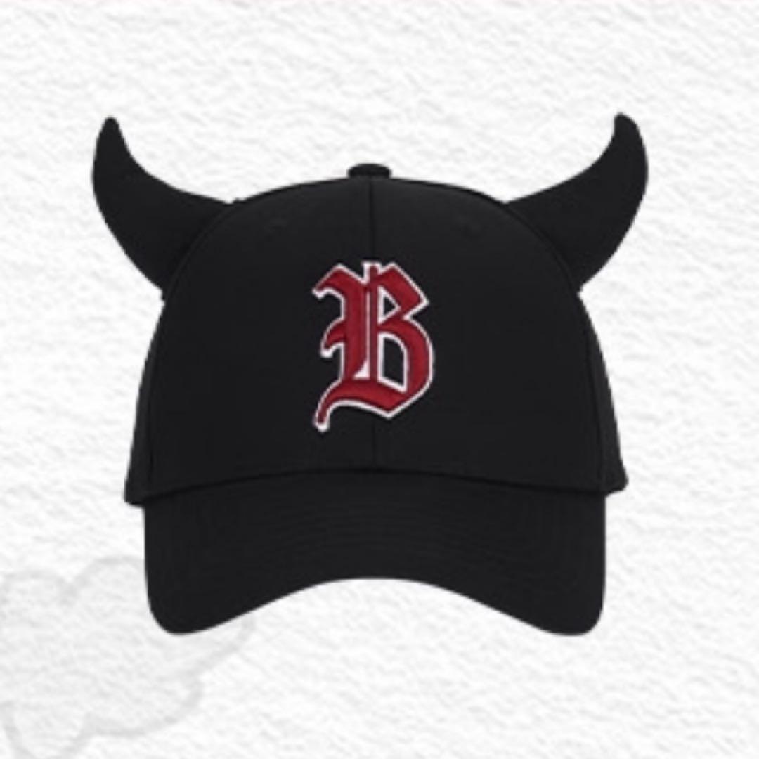 BABYMONSTER ベビモン HORN BALLCAP キャップ ブラック - メルカリ
