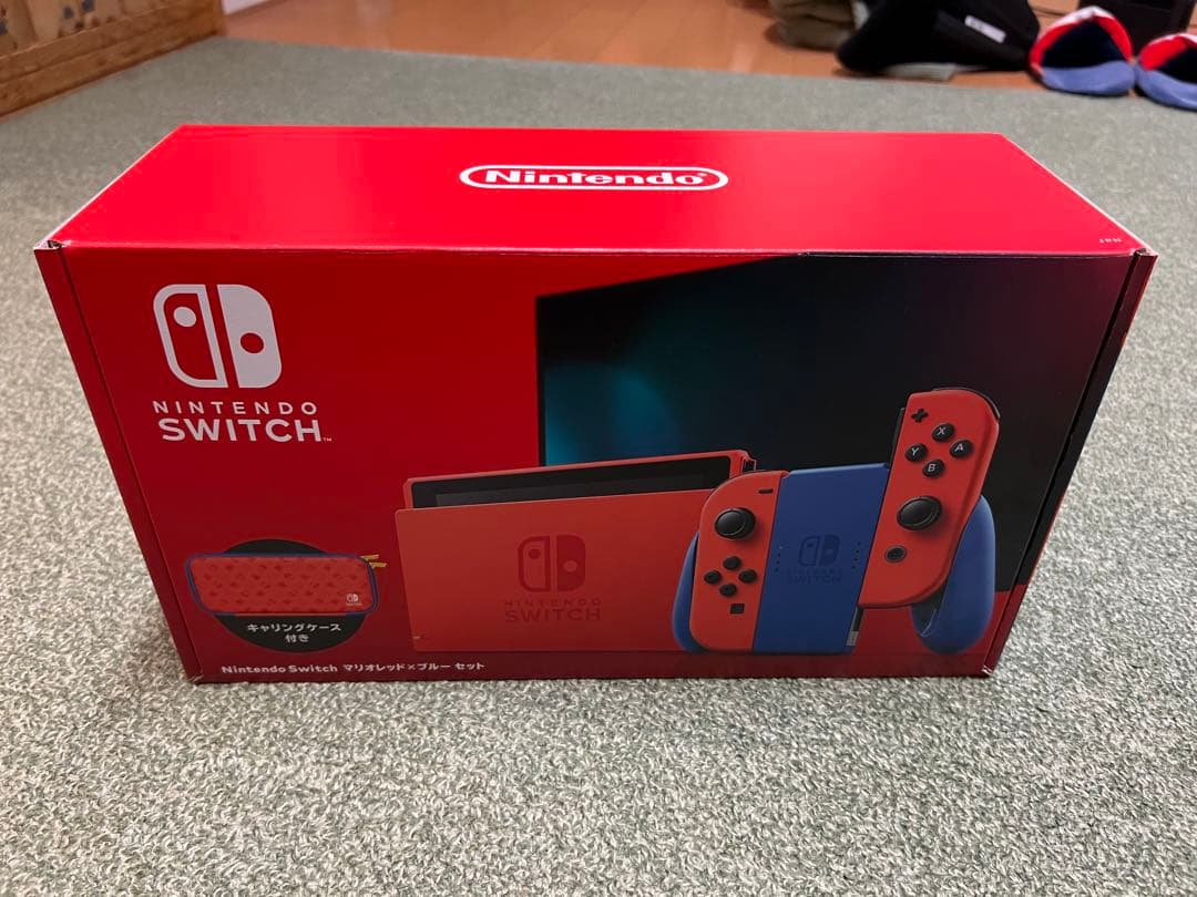 Nintendo Switch マリオレッド×ブルー 本体 美品