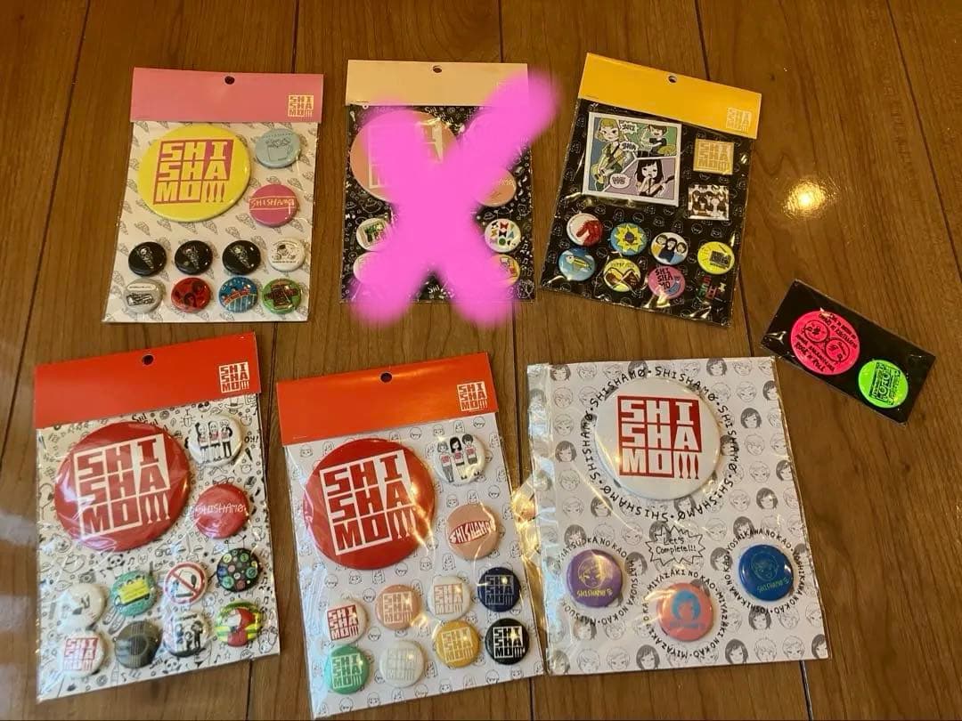 SHISHAMO 缶バッジセット 2026年最新】shishamo缶の人気アイテム - メルカリ