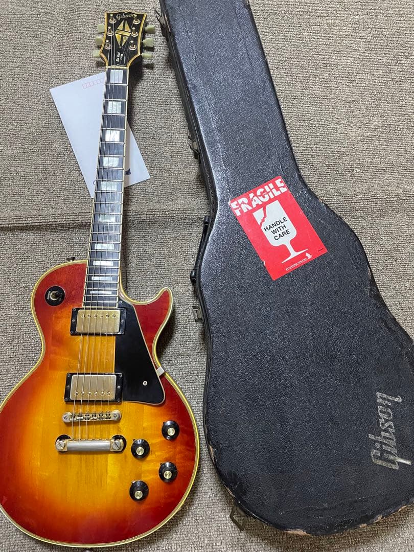 1972年製！ビンテージ ギブソン レスポールカスタム サンバースト 335