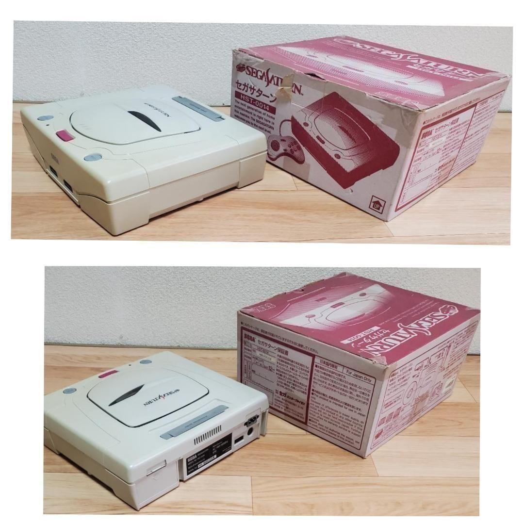 SEGA SATURN セガサターン 本体 セット ホワイト HST-0014 - メルカリ