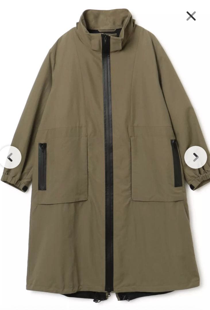 美品】upper hights/アッパーハイツ コート ナイロン キャメル01