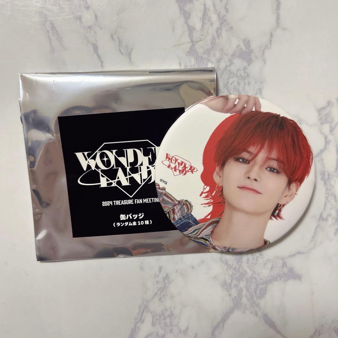 TREASURE ヨシ缶バッジ - メルカリ