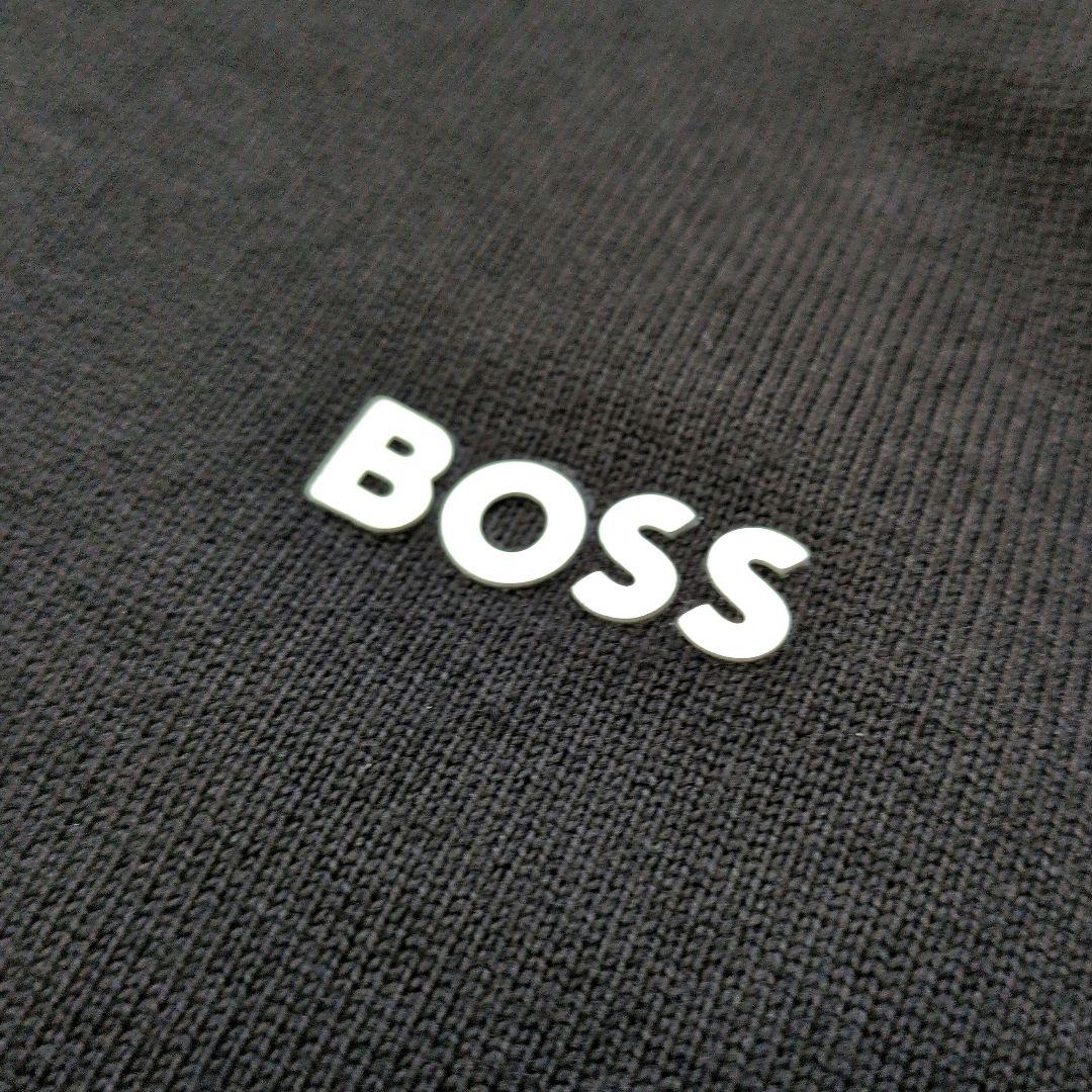 HUGO BOSS ヒューゴボス クォーターハーフジップニット 黒 M 現行