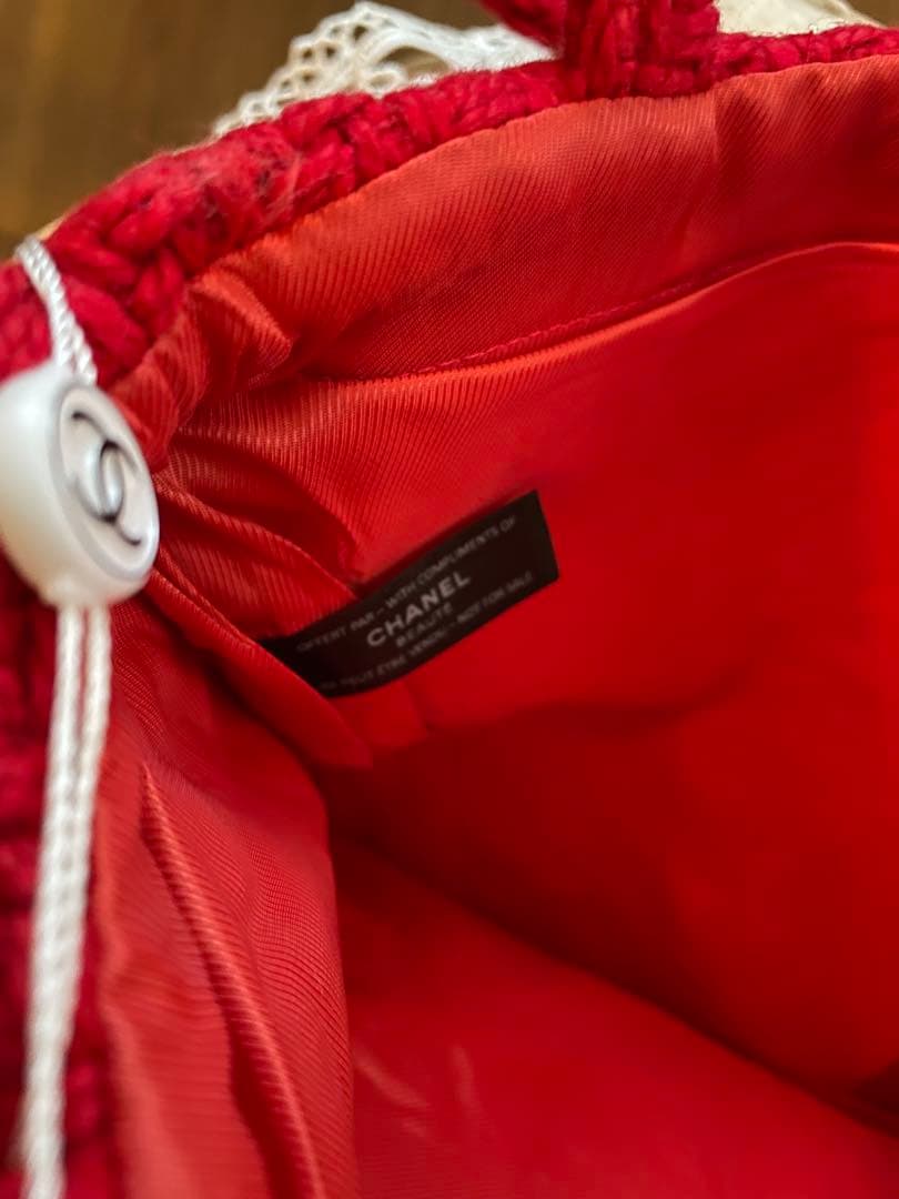 ま*ち様 新品未使用品✨CHANEL ビッグココマーク レッド ノベルティ