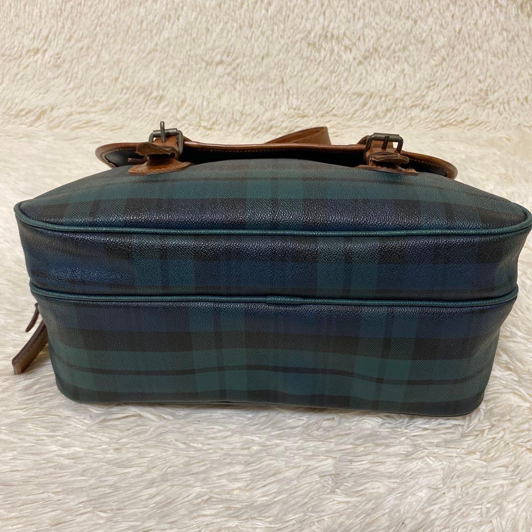 ポロ ラルフローレン メッセンジャーバッグ グリーン チェック