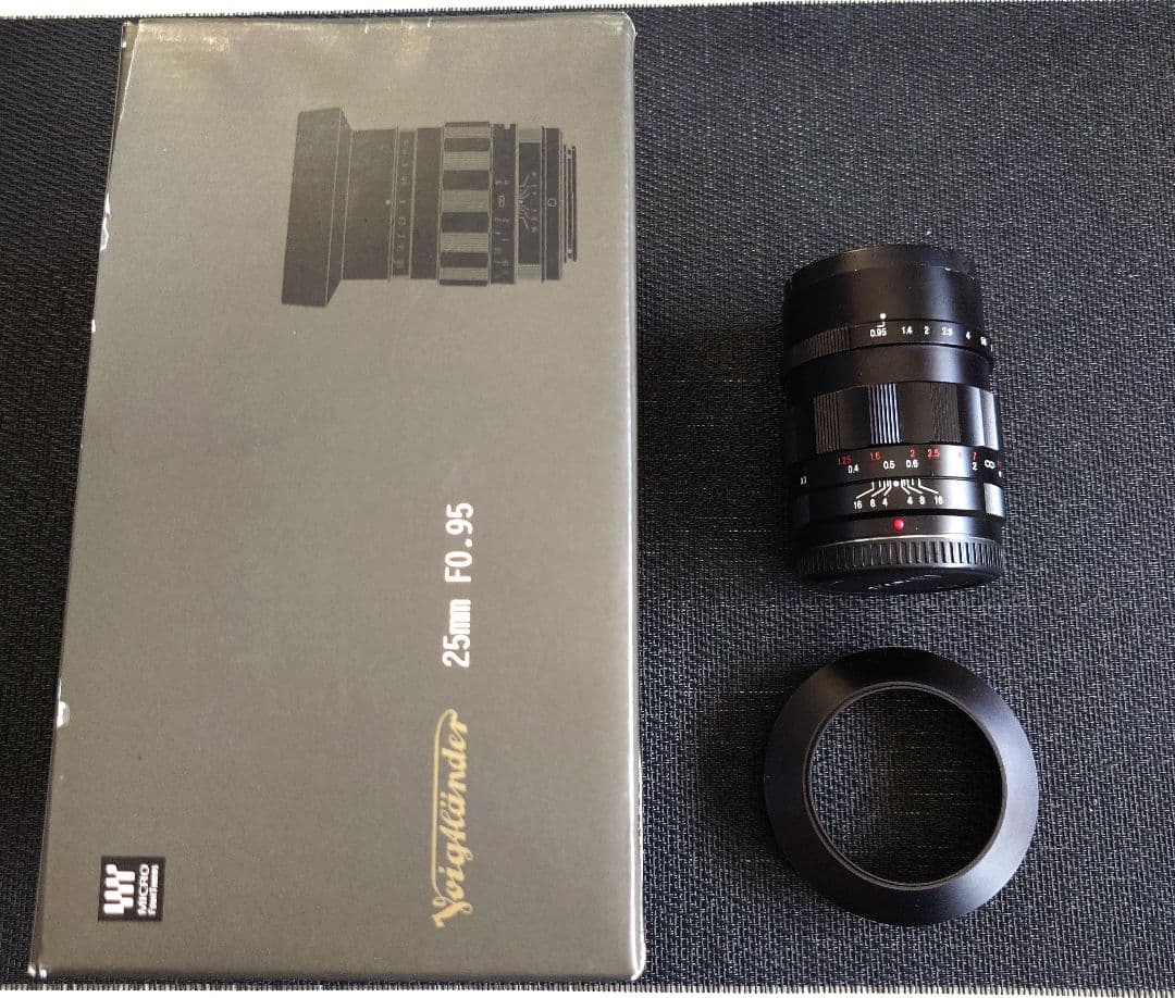 R*G様 Voigtländer NOKTON 25mm F0.95 レンズ Amazon.co.jp: フォクトレンダー VoightLander 単焦点レンズ NOKTON