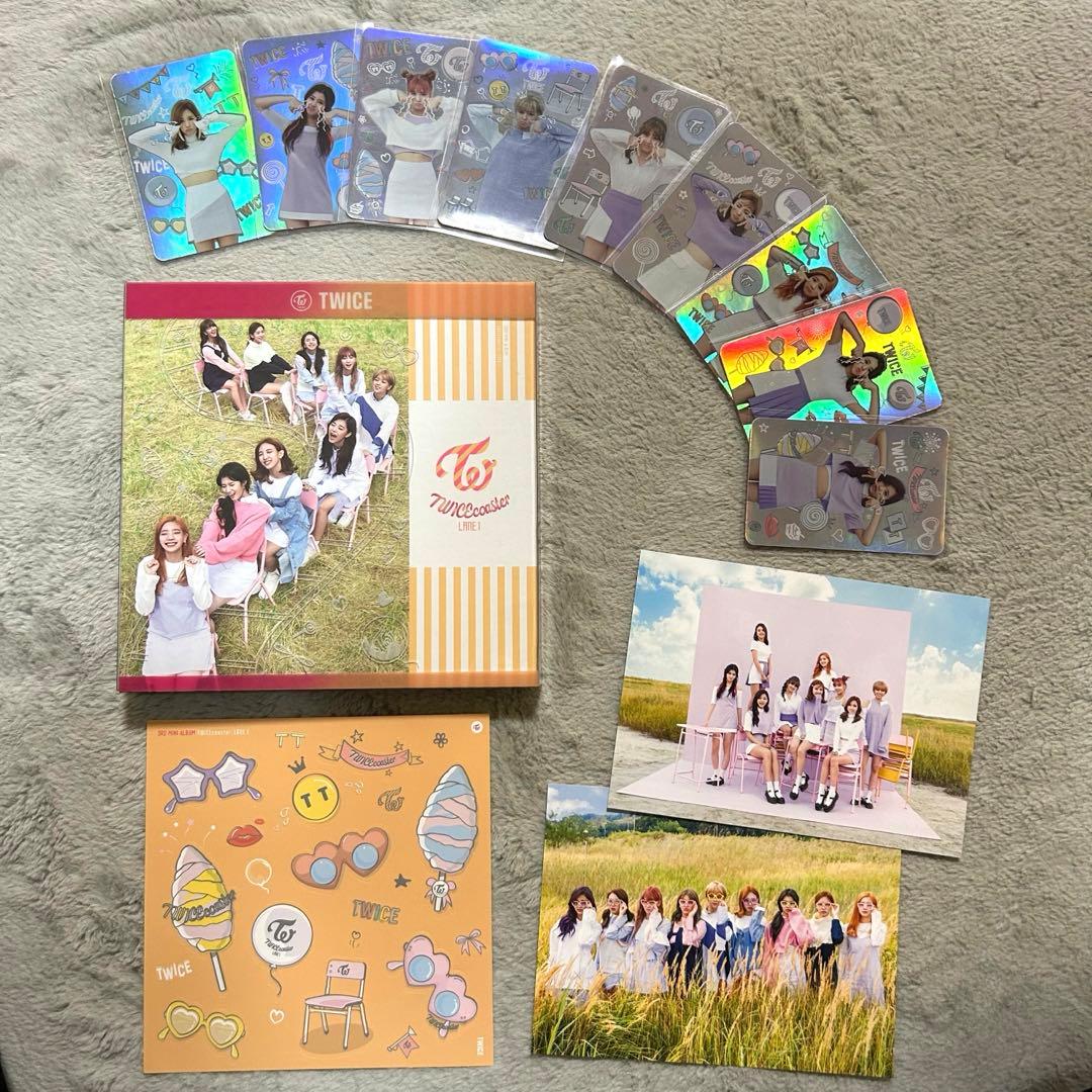 TWICEcoaster lane1 トレカ付き TWICE 3rd Mini Album TWICECOASTER : LANE 1 Photocard Set *READ
