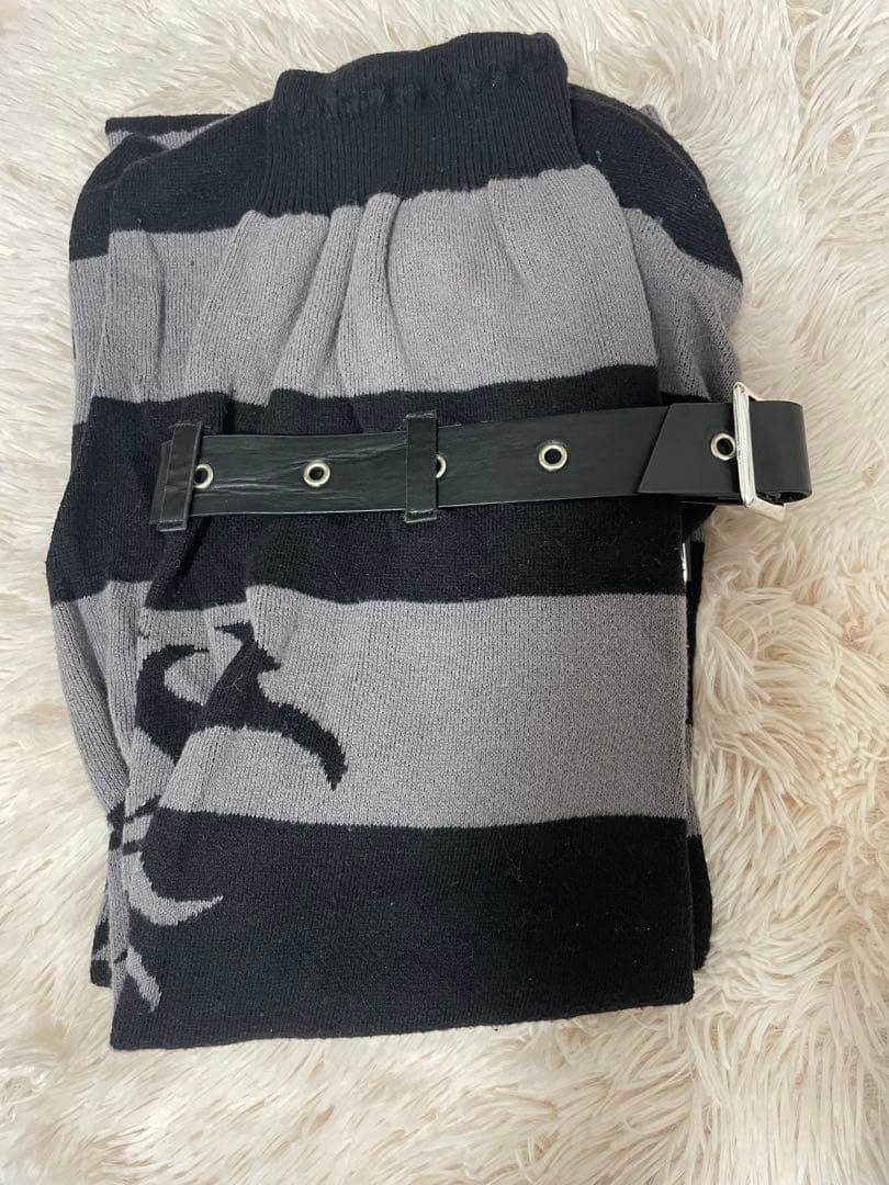 DimMoire BIGロゴ ニーハイウォーマー / Stripe