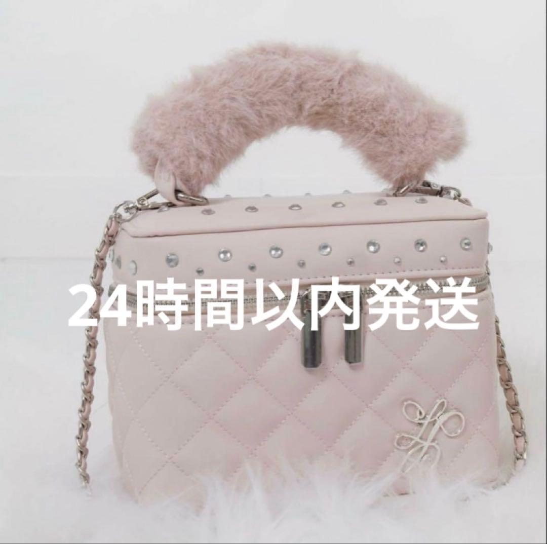 ルミニョン lumignon バニティ バニティバッグ ピンク - メルカリ