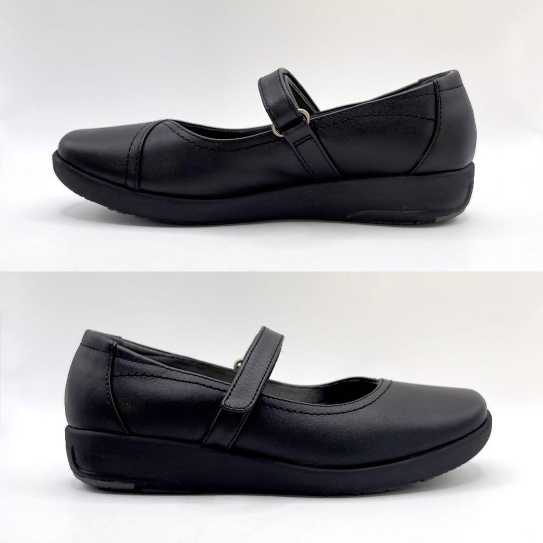 最終】極美品Pedala ペダラ メリージェーン アシックス22 黒 - メルカリ