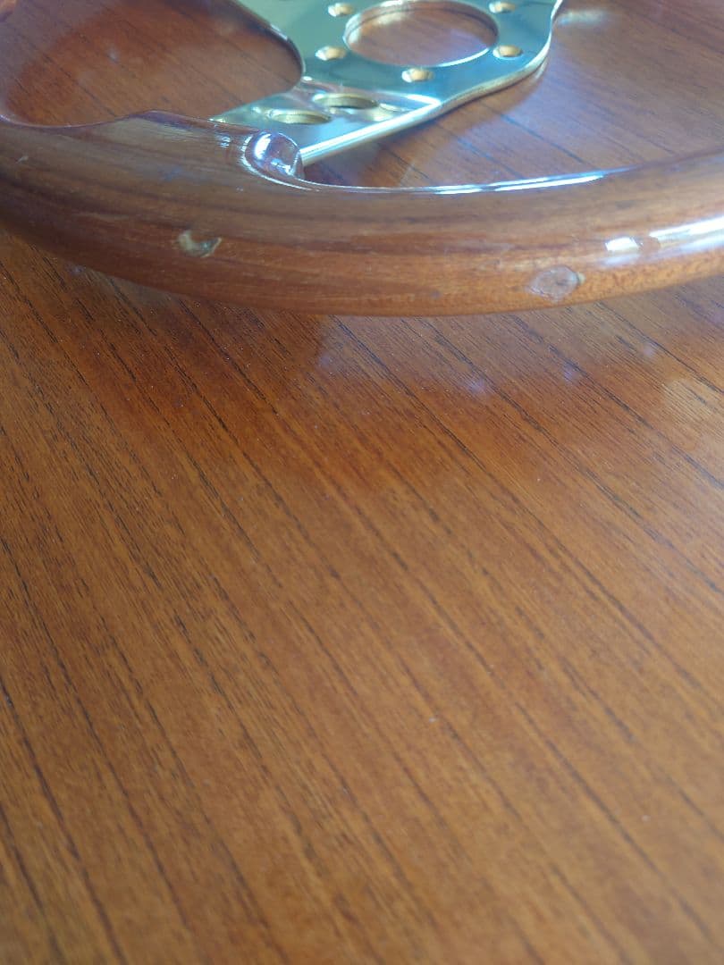 希少！HKSゴールドホーンボタン&OBAウッドステアリング