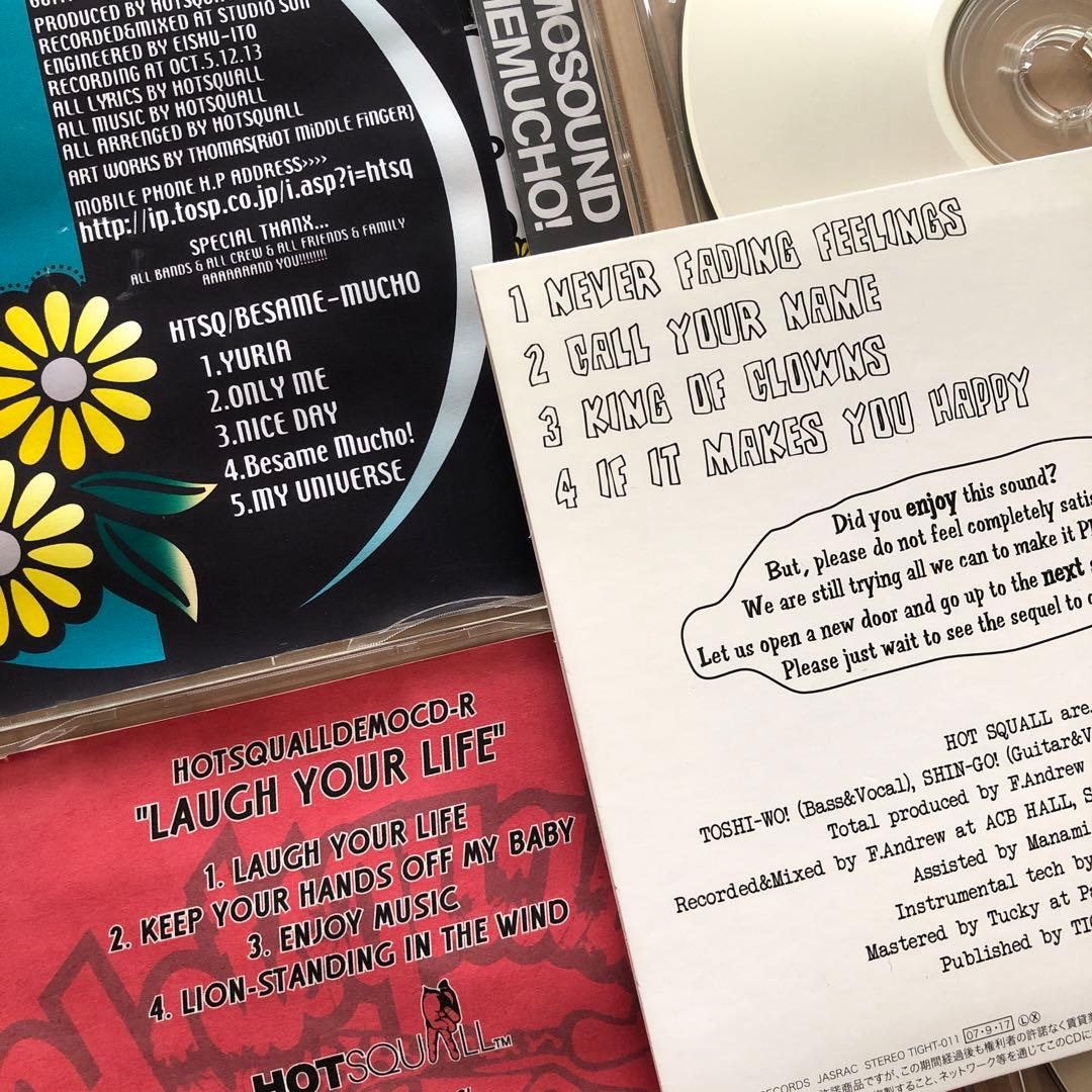 廃盤 HOTSQUALL CD DEMO デモ ホスコ