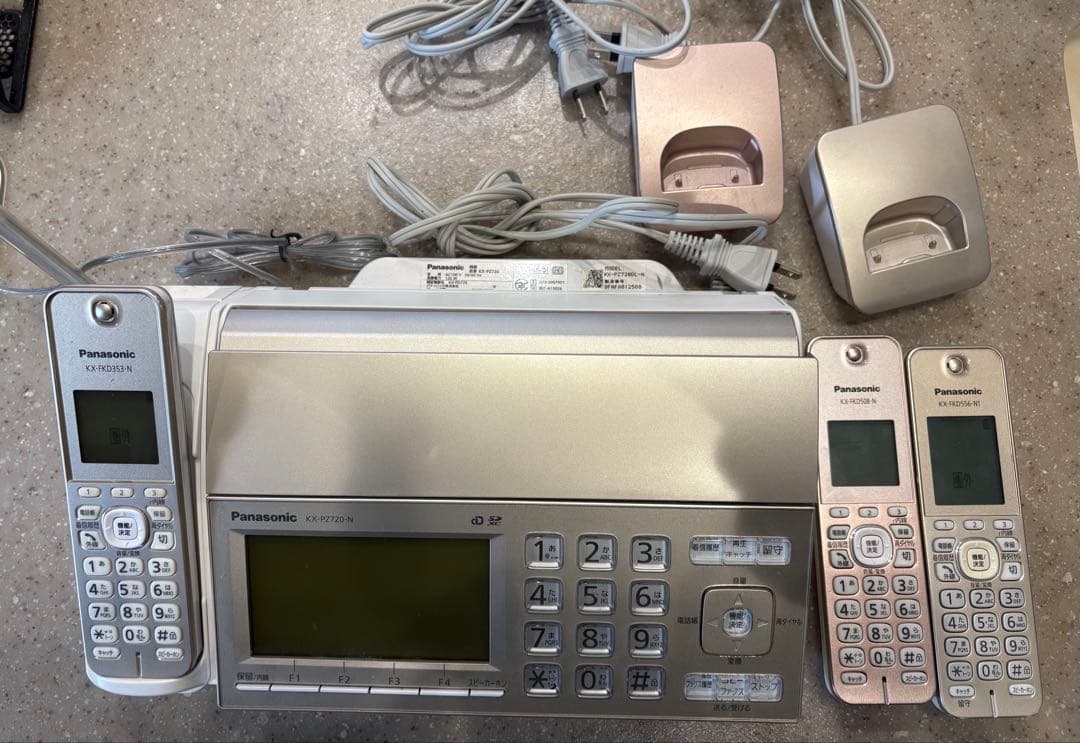 即日配送※Panasonic KX-PZ720-N ファックス電話機 子機2つ - メルカリ