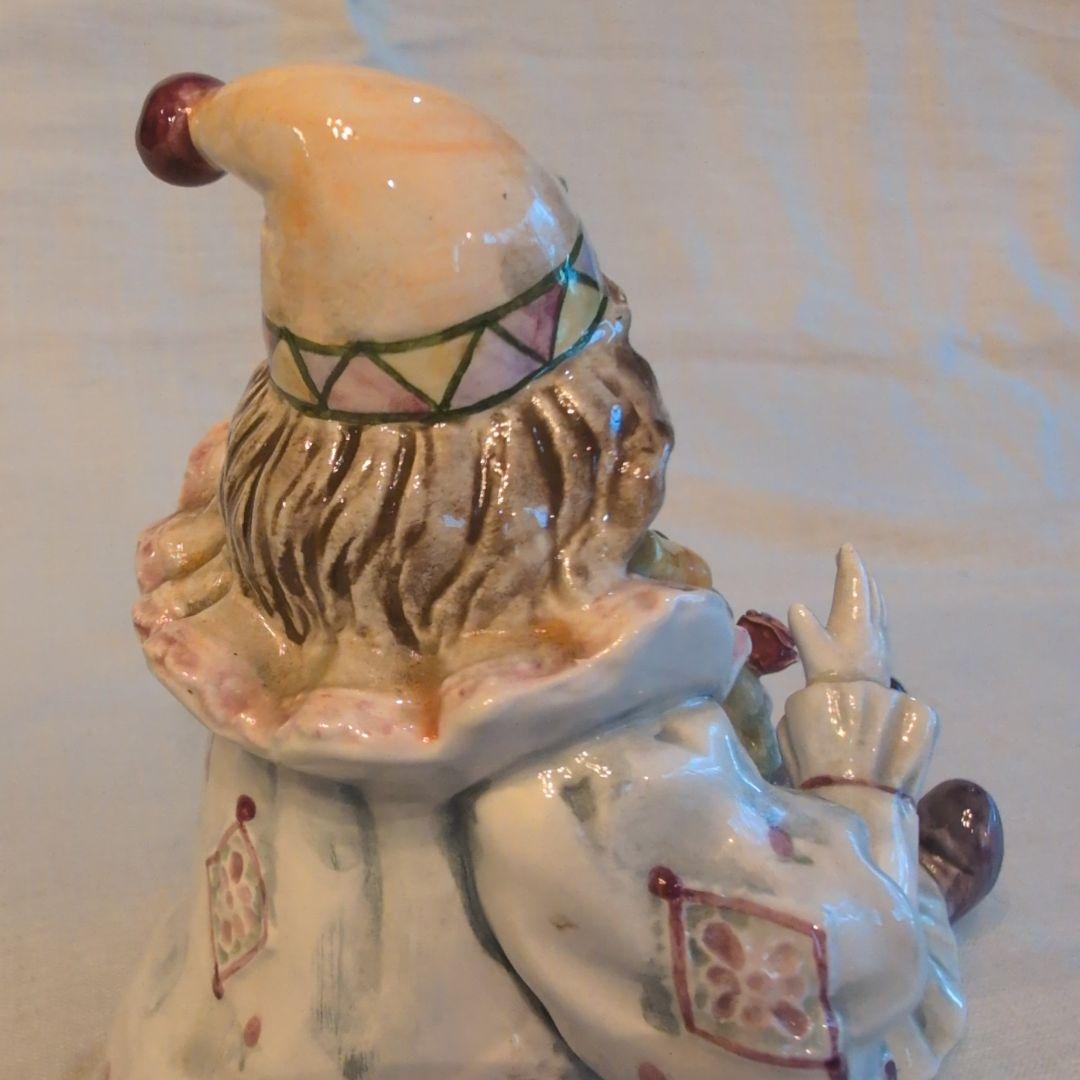 陶器のオルゴール人形 イエスタディ 高さ15cm