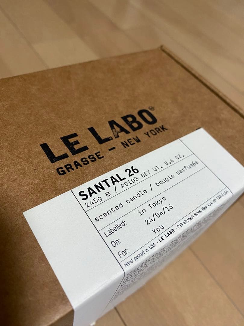 【新品未使用】LE LABO SANTAL 26 キャンドル 245g Amazon.com: LE LABO Santal 26 Scented Candle 245 Grams 8.6 Ounce