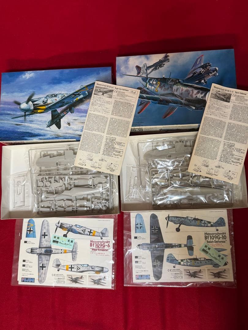 1/48フジミ、ホビークラフト、エデュアルド Bf 109シリーズ 全8個
