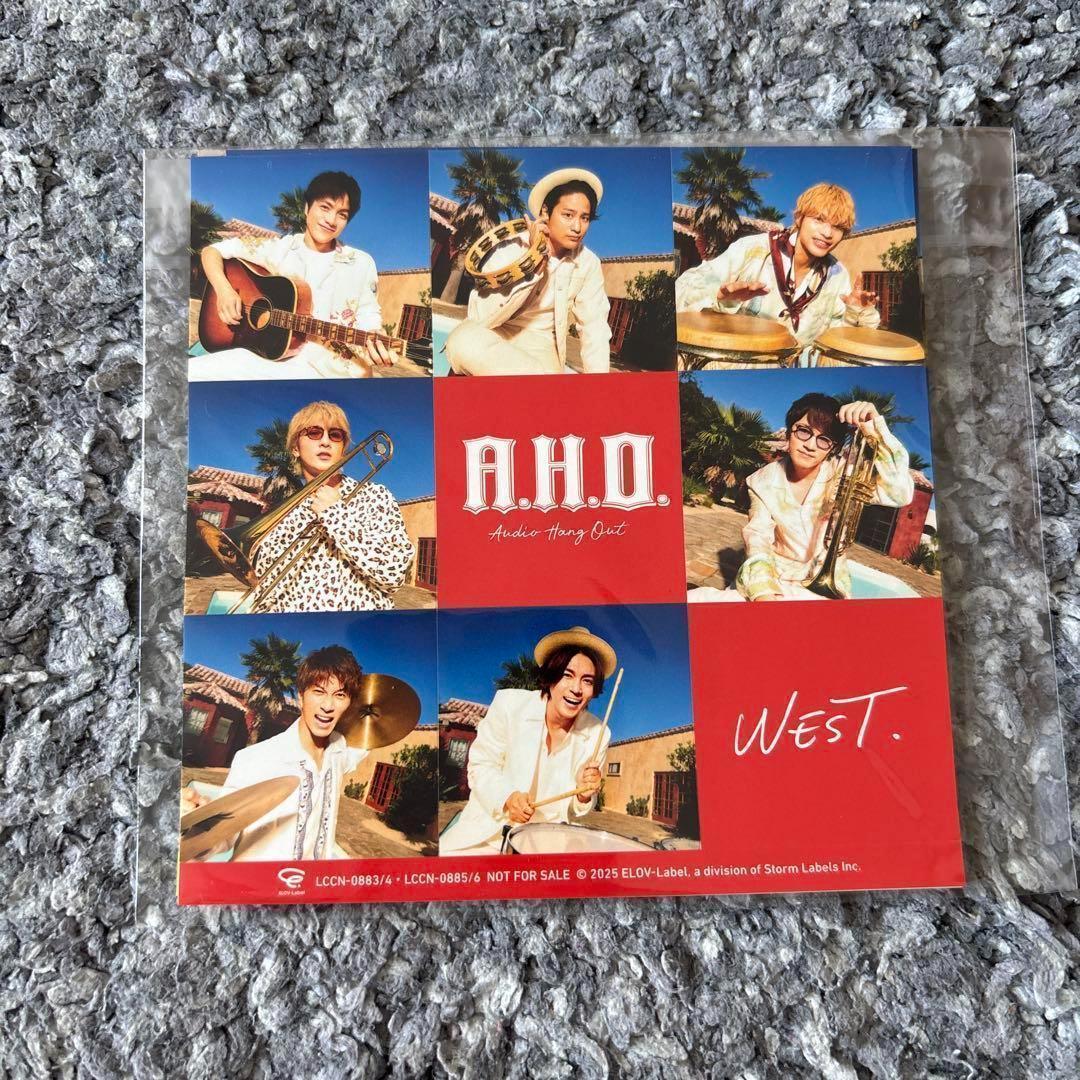 A.H.O. WEST. アルバム 3形態セット DVD 特典つき - メルカリ