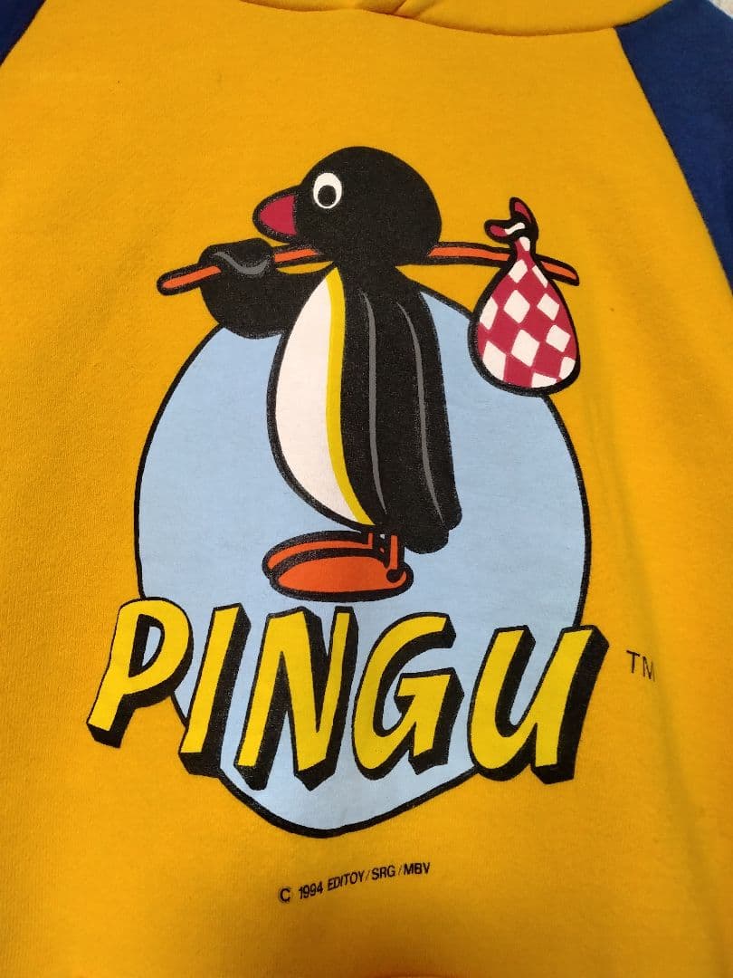 PINGU ピングー スウェット パーカー キャラクター ペンギン レトロ
