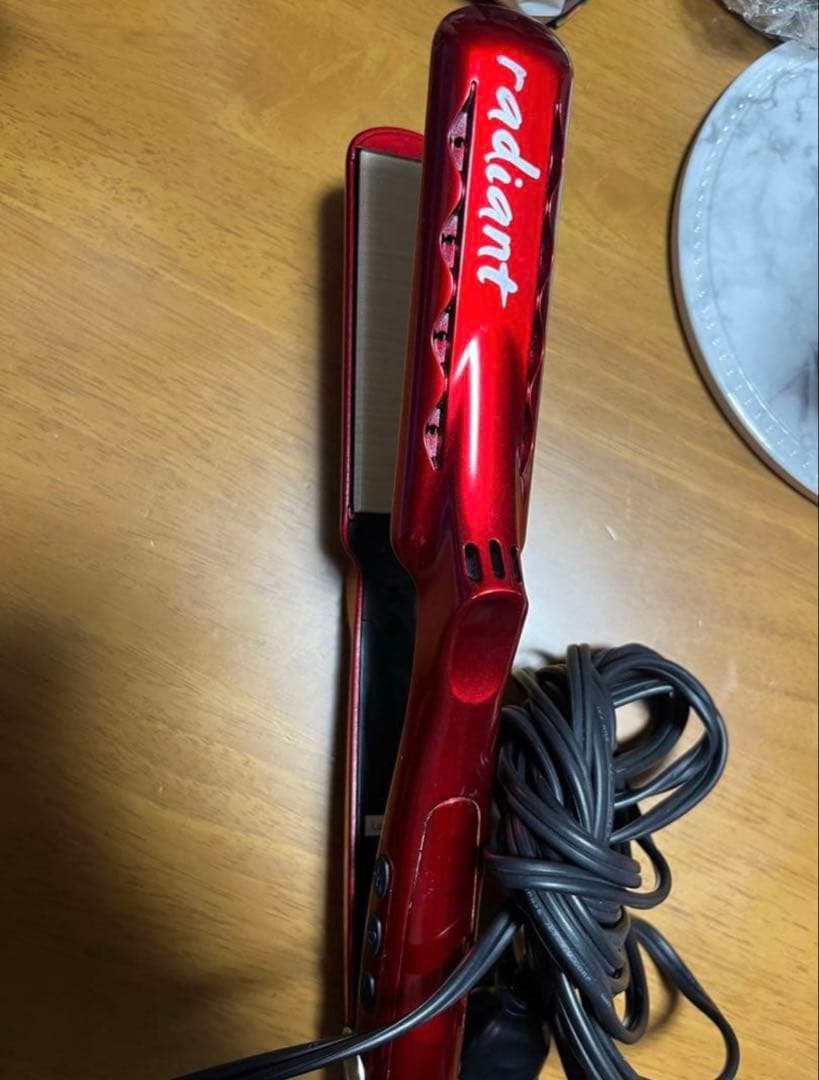 Radiant ヘアアイロン 28mm レッド radiant（ラディアント） シルクプロヘアアイロン 28mm レッド 業務用