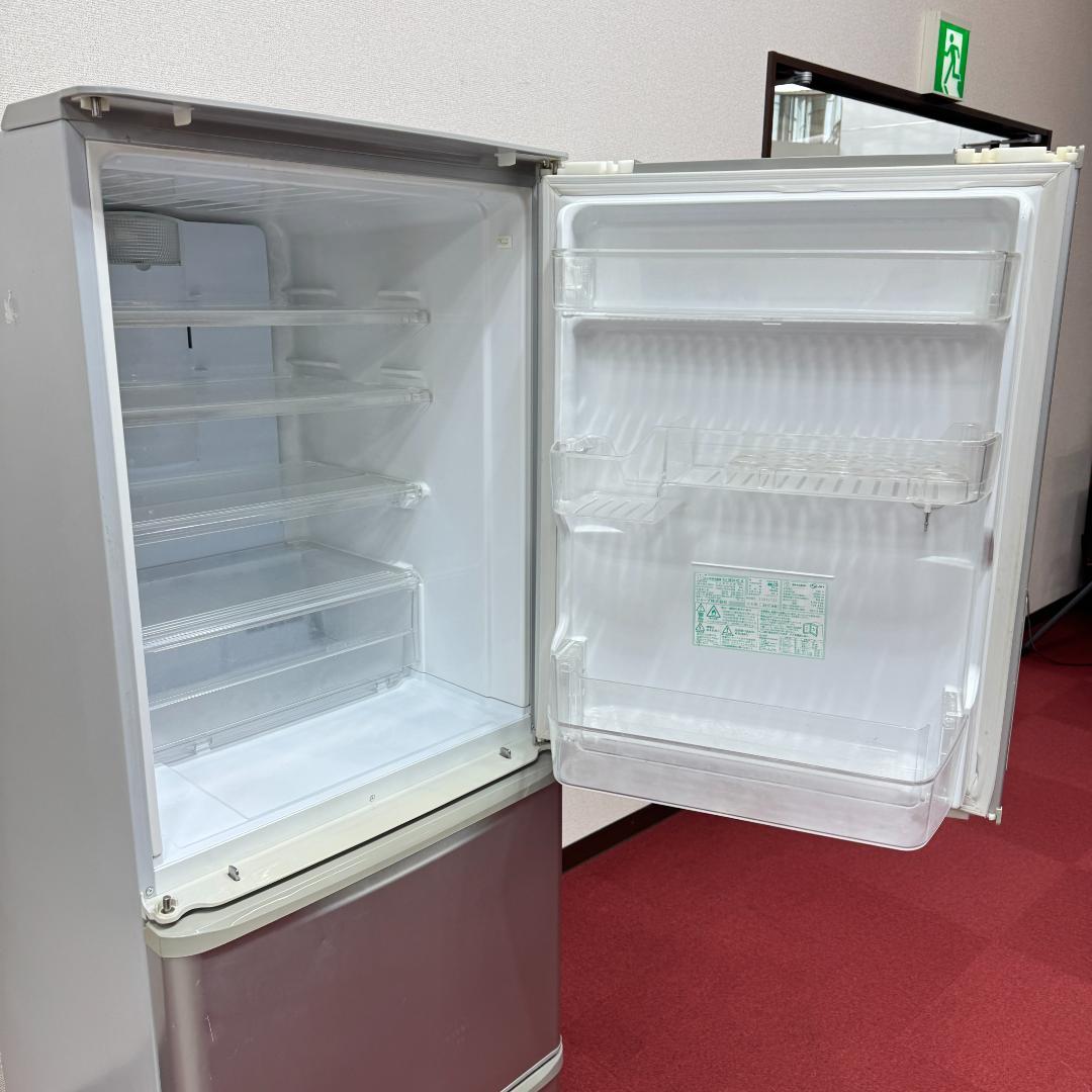 東京23区送料無料 シャープ3ドア冷蔵庫2017年製350L 洗浄/除菌