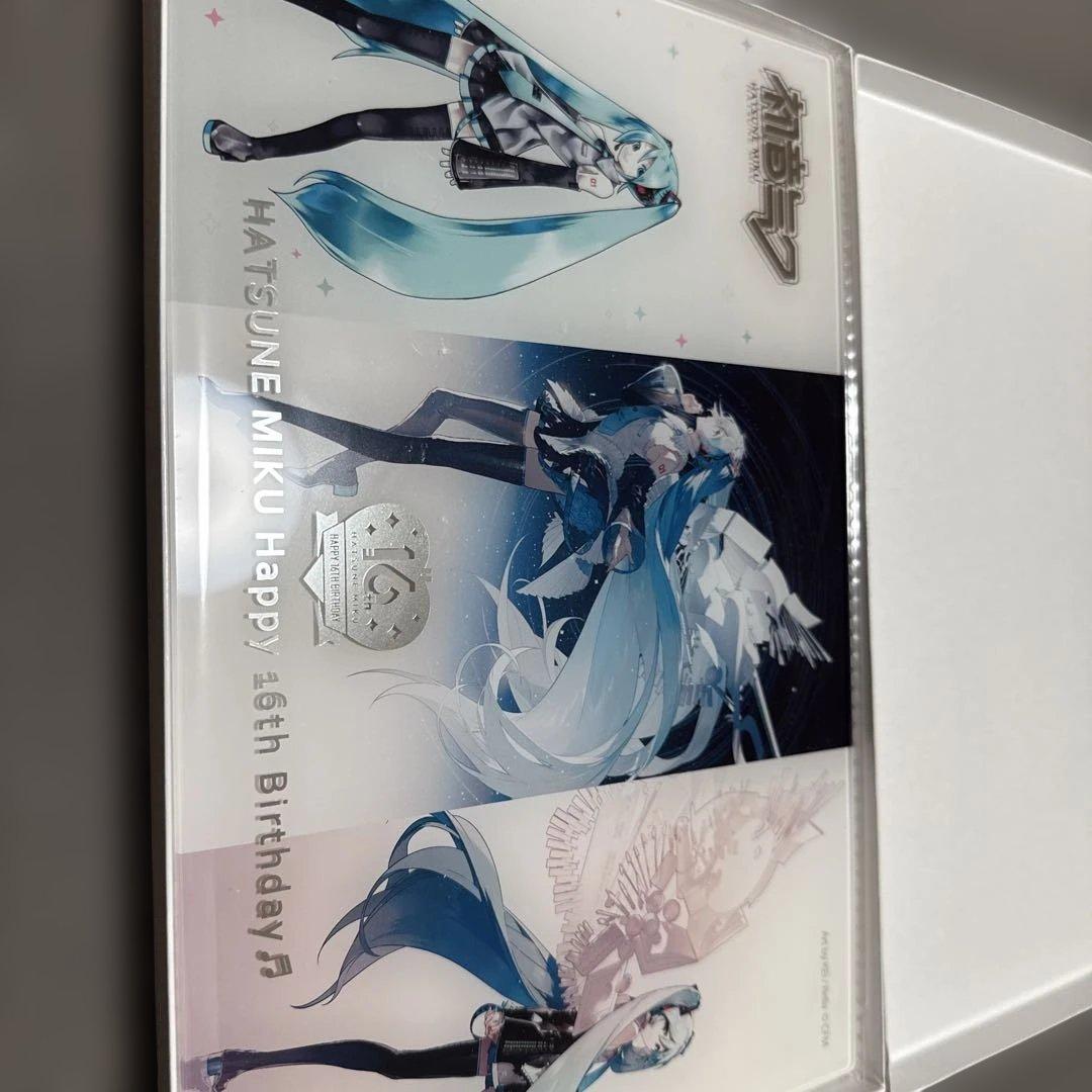開封済】初音ミク16周年記念金貨・銀貨(セット購入特典アクリル