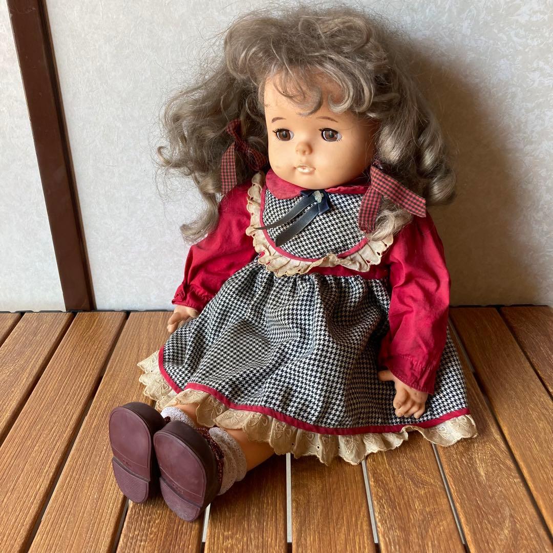 昭和レトロ オオイケ スリープアイ お世話人形 抱き人形 カスタム