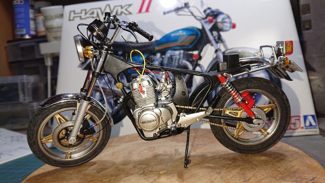 アオシマHONDA CB400T (改)タミヤ ハセガワ フジミ - メルカリ