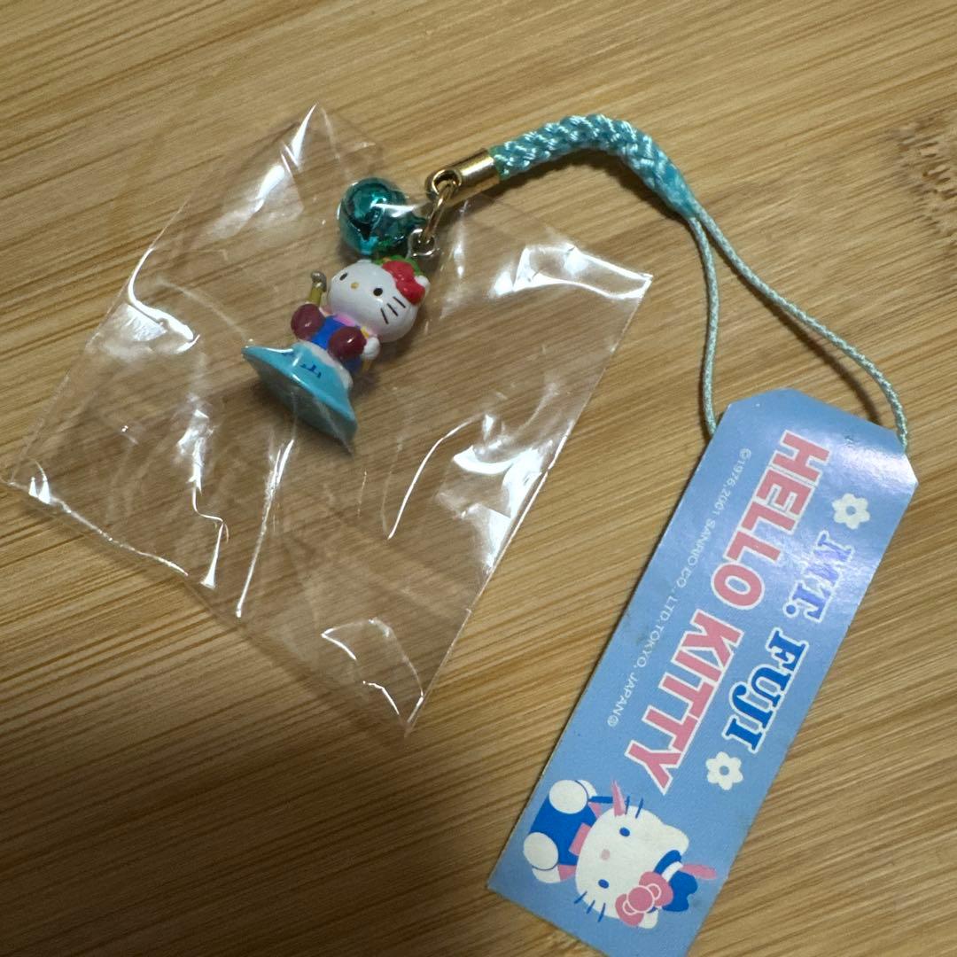 レア】ハローキティ 富士山 根付け ストラップ 3種セット 【レア