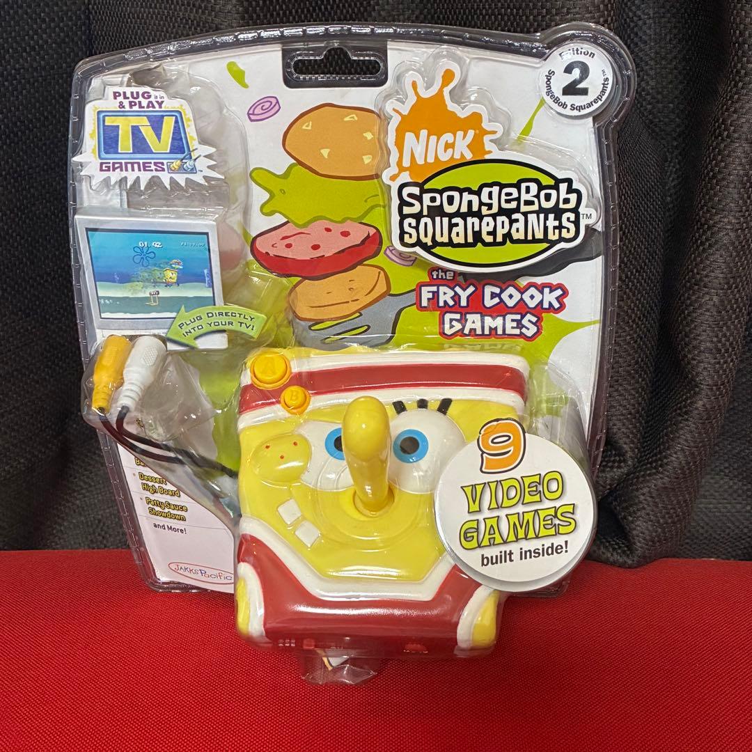 未開封 スポンジボブ フライクックゲームズ 2006 レトロゲーム 未使用品】スポンジボブ TVゲーム（外国製）レトロゲーム風 - メルカリ