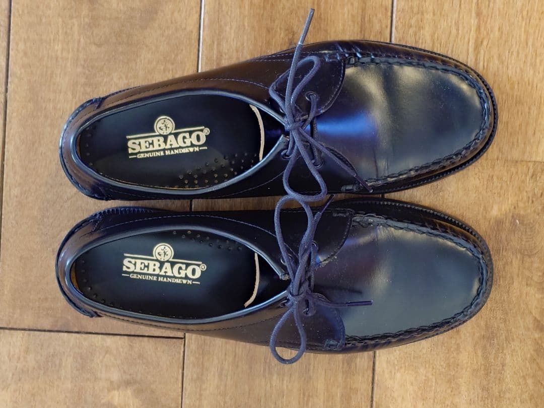 SEBAGO JAMES US6 黒 2アイレットUチップ
