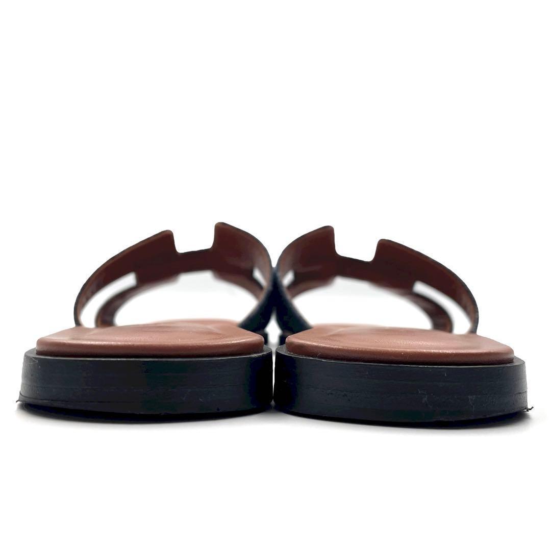 《未使用級》HERMES エルメス オラン サンダル デニム 36 1/2