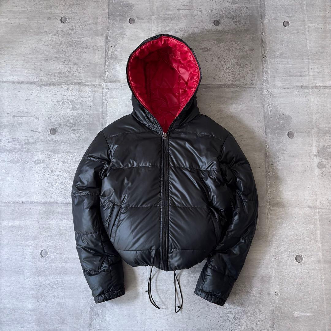 00s archive reversible down jacket y2k - メルカリ