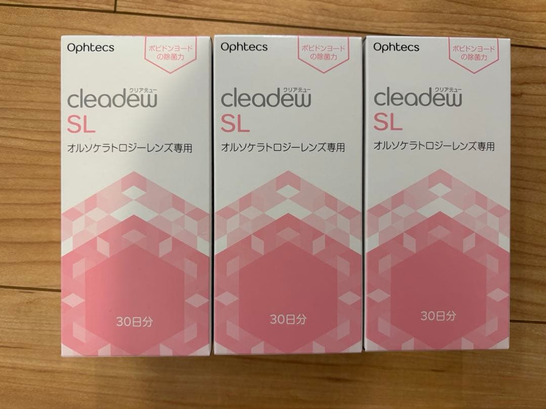 Ophtecs cleadew SL オルソケラトロジー 洗浄保存液 3箱セット - メルカリ