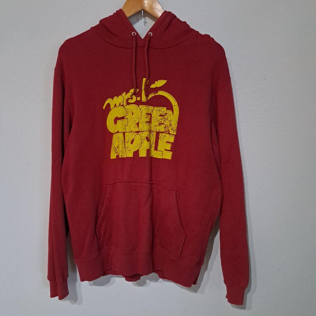 mrs. GREEN APPLE インザモ 赤 パーカー - メルカリ