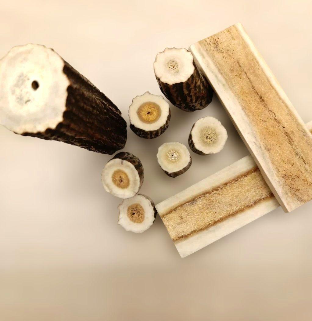 鹿の角 まとめ売り サイズ込み 9個 約480g ハンドメイド アクセサリー