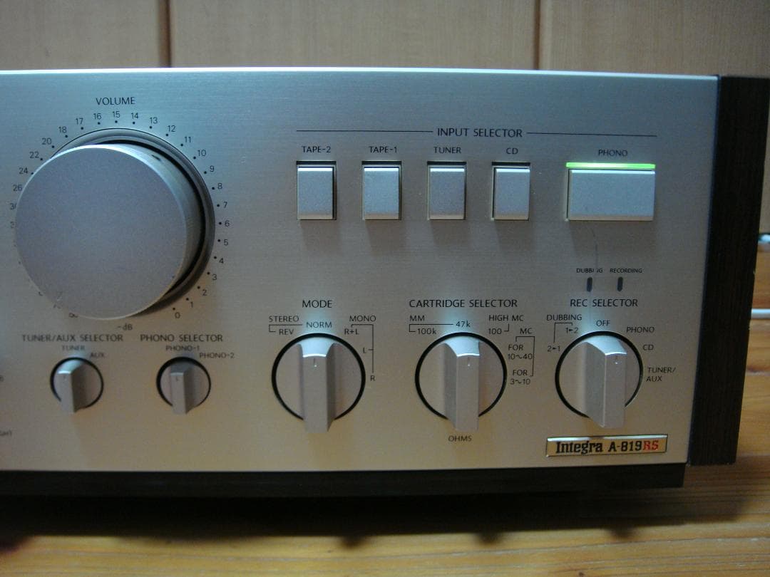 整備済 程度良 ONKYO オンキョー プリメインIntegra A-819RS - メルカリ