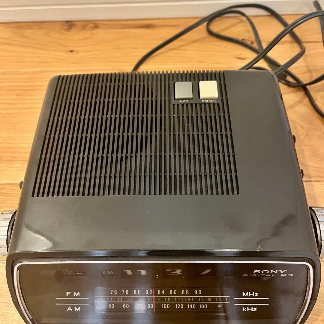 昭和レトロ】SONY(ソニー)ICF-C300 AM/FMラジオ＋パタパタ時計