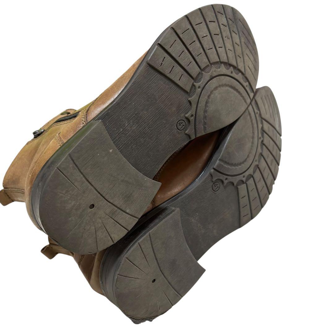 2000s archive real leather sidezipboots - メルカリ