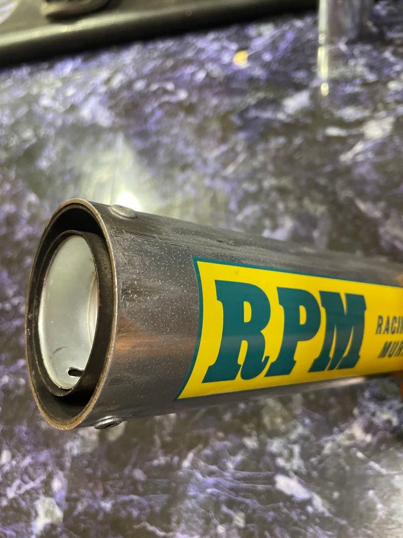 50〜50.8π用ステンレス製激鳴きバッフル ワル鳴きステッカー付き