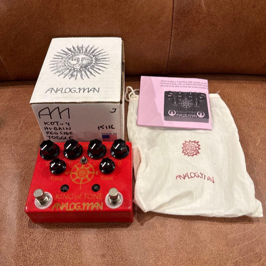 Analogman KING OF TONE HI-GAIN RED SIDE - メルカリ