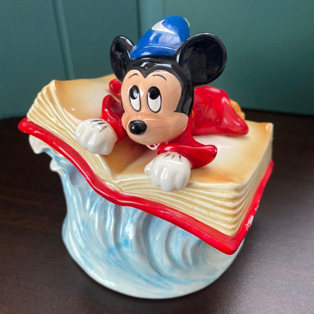 ミッキーマウス　オルゴール/ 1994年頃　ディズニー レア】陶器製 ミッキーマウス オルゴール ウォルトディズニー - メルカリ