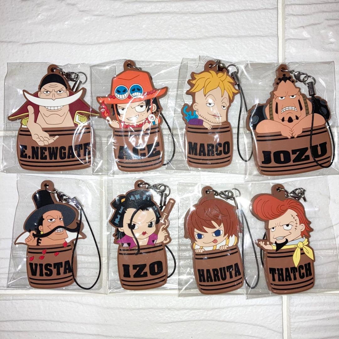 【未開封】タルコレ 白ひげ(オヤジ)と樽入り息子編 全8種 未開封】タルコレ 白ひげ(オヤジ)と樽入り息子編 全8種