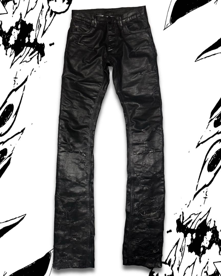 dior homme 04ss strip destroy denim 26 - メルカリ