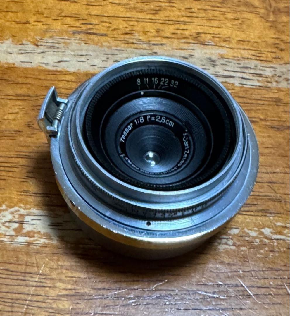 本*人様 実写テスト済　CarlZeissJena　Tessar2.8cmF8 Carl Zeiss Jena Tessar 1:8 f=2.8cm ブラックニッケル - fortia's
