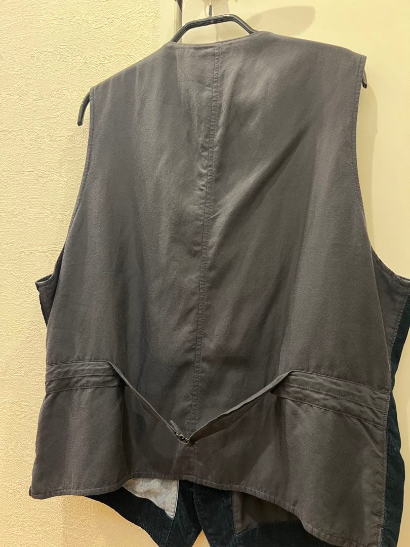 《希少／サイズL》RRL／Ralph Lauren／ネイビー コーデュロイベスト